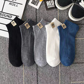 Summer Thin And All-Matching Socks Polyester Cotton Low Top